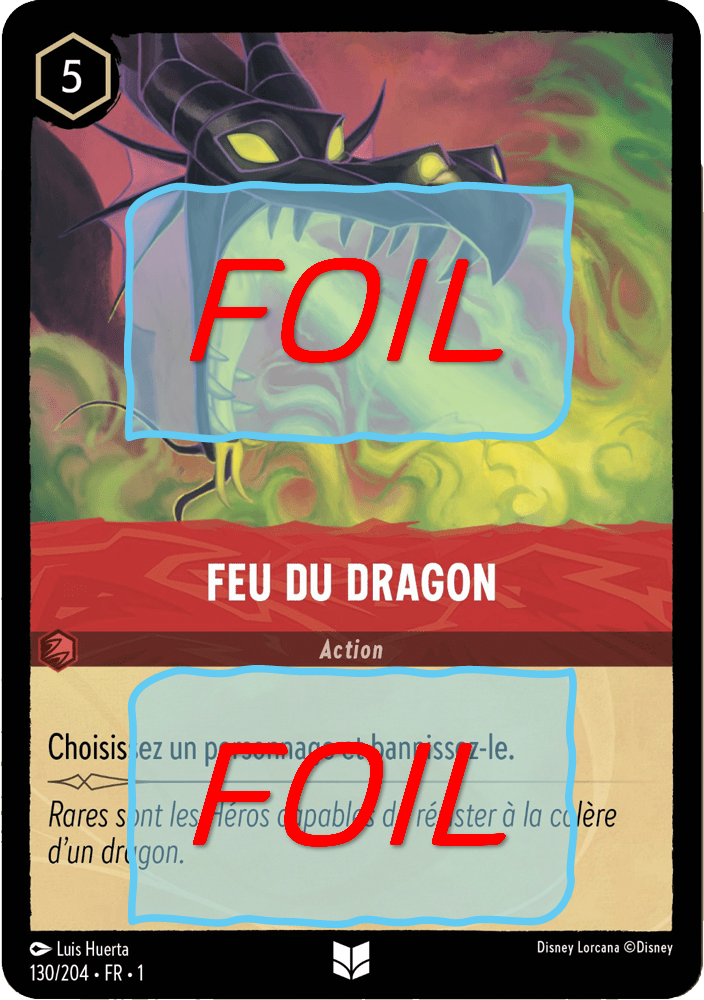Feu du Dragon FOIL [130/204 FR 1]