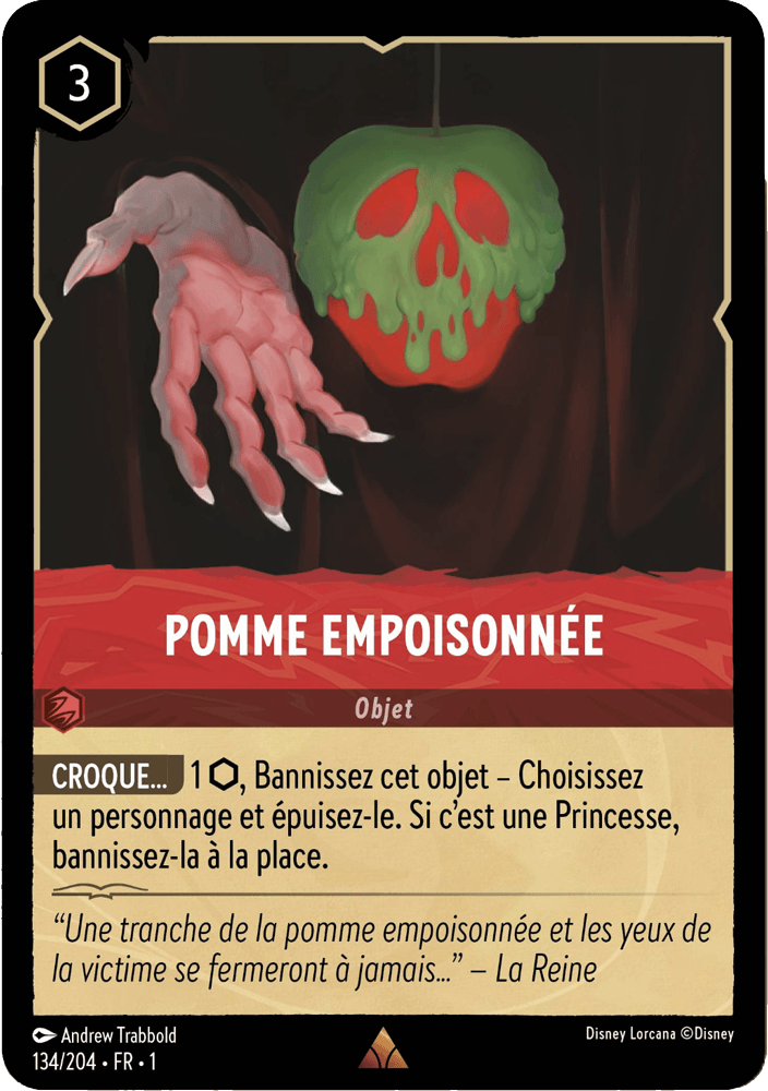 Pomme Empoisonnée 134/204 - Lorcana S1 FR