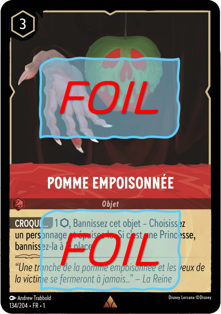 Pomme Empoisonnée FOIL [134/204 FR 1]