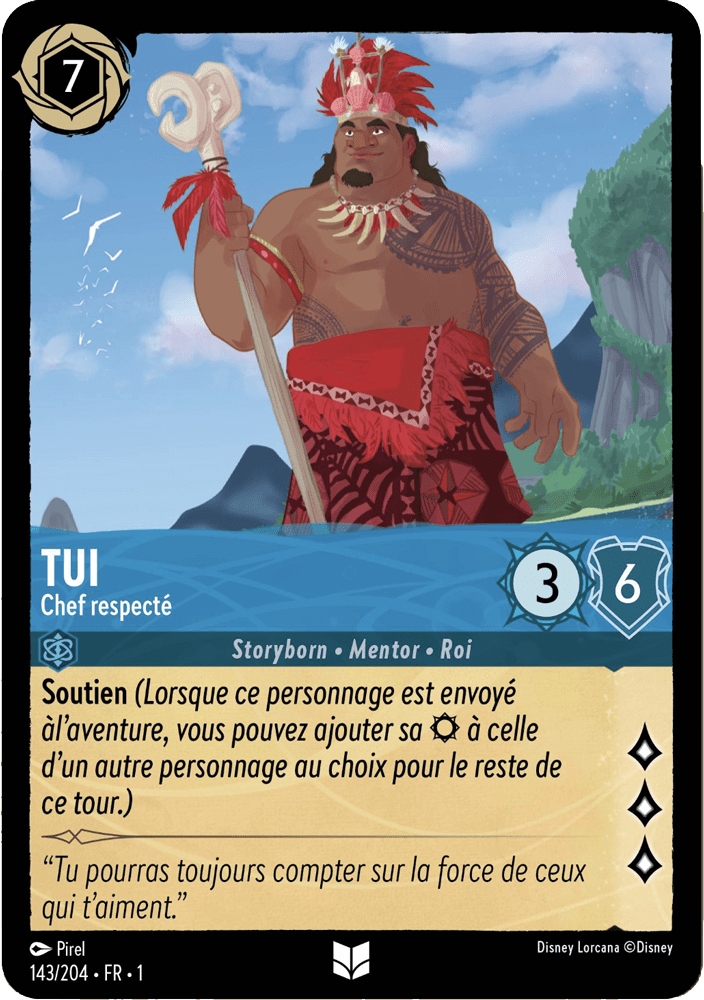 Tui - Chef respecté 143/204 - Lorcana S1 FR