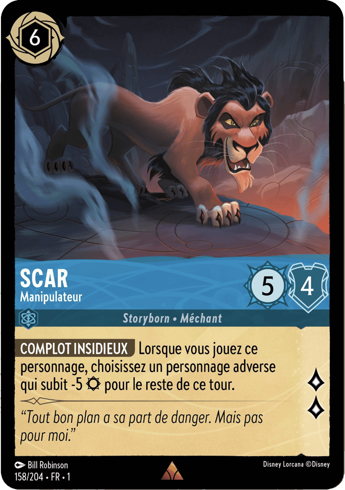 Scar - Manipulateur 158/204 - Lorcana S1 FR