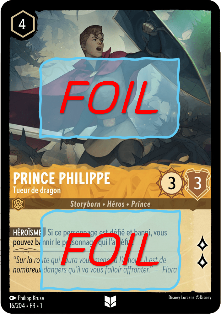 Prince Philippe - Tueur de dragon FOIL [16/204 FR 1]