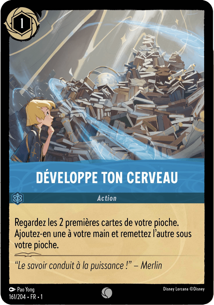 Développe ton cerveau 161/204 - Lorcana S1 FR