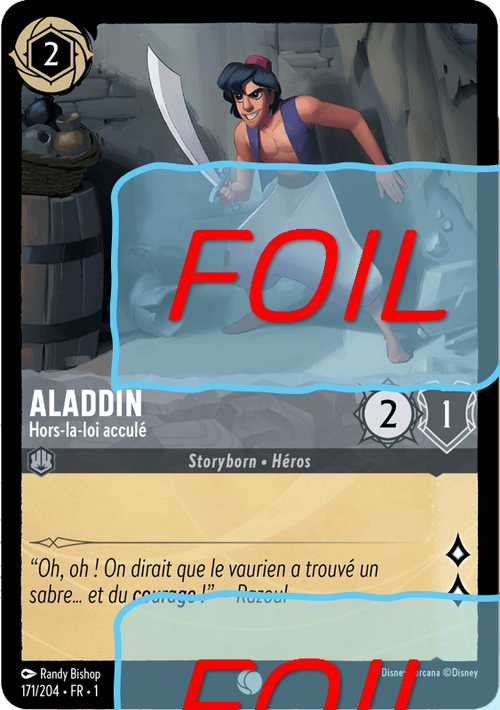 Aladdin - Hors-la-loi acculé FOIL [171/204 FR 1]