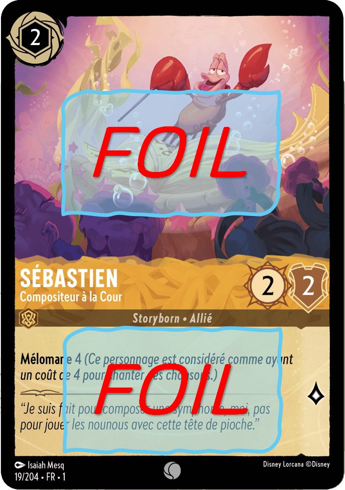 Sébastien - Compositeur à la Cour FOIL [19/204 FR 1]