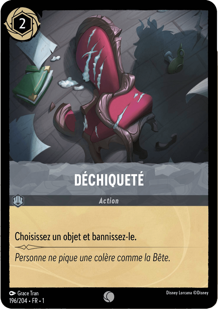 Déchiqueté 196/204 - Lorcana S1 FR