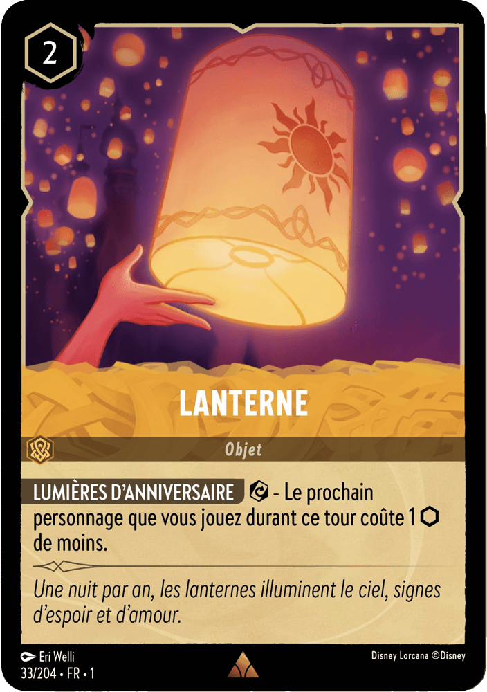 Lanterne 33/204 - Lorcana S1 FR