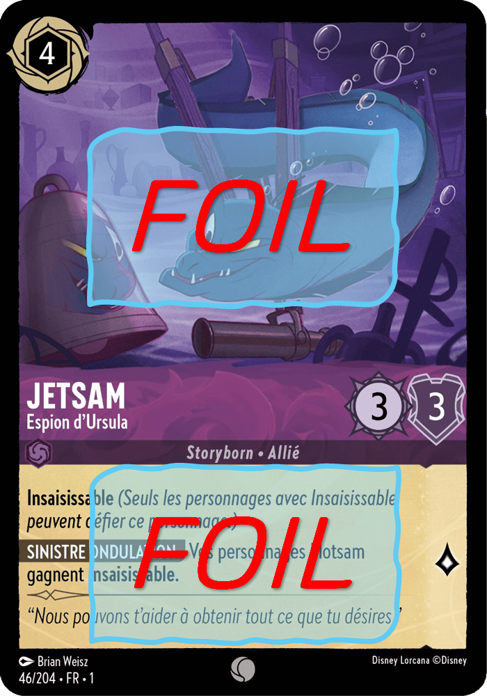 Jetsam - Espion d'Ursula FOIL [46/204 FR 1]