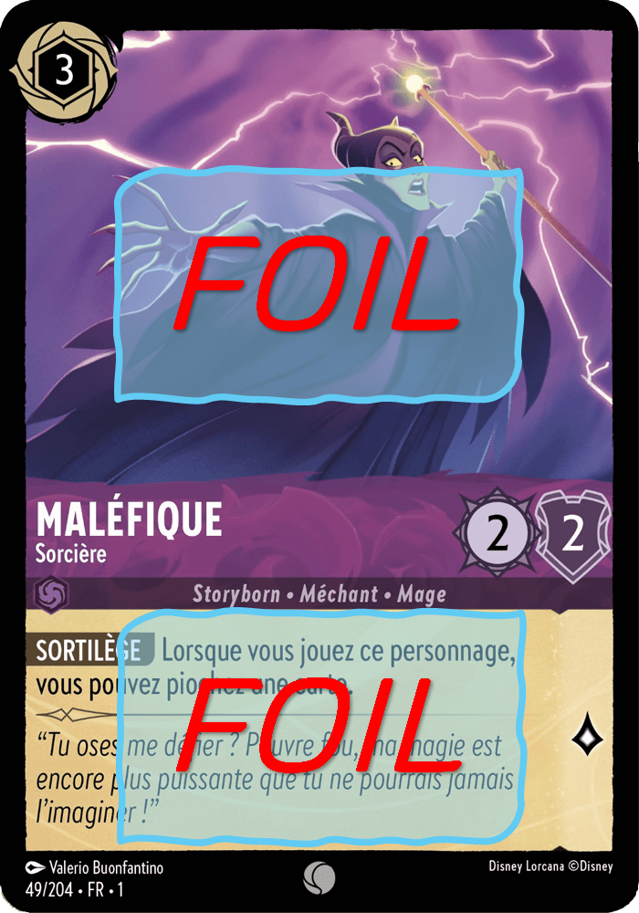 Maléfique - Sorcière FOIL [49/204 FR 1]