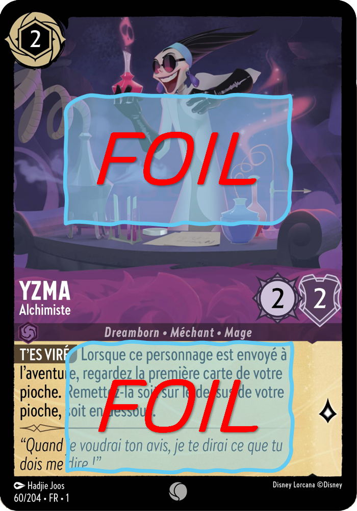 Yzma - Alchimiste FOIL [60/204 FR 1]
