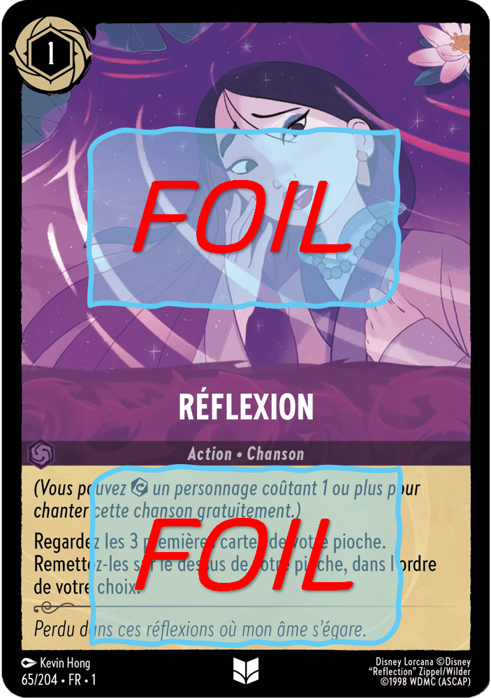 Réflexion FOIL [65/204 FR 1]