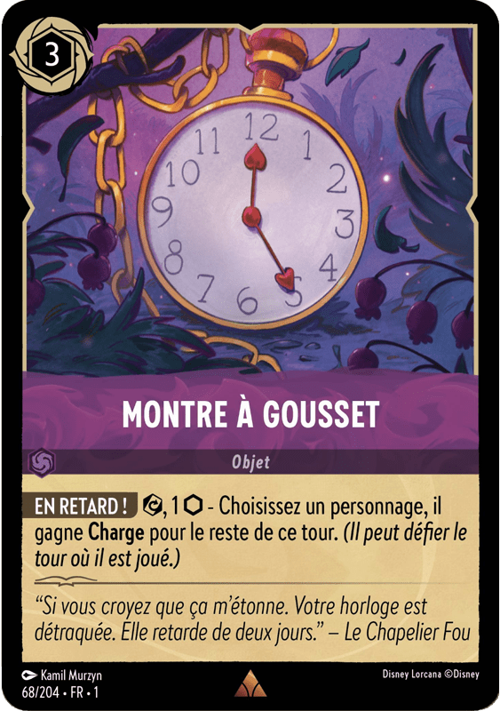 Montre à Gousset 68/204 - Lorcana S1 FR