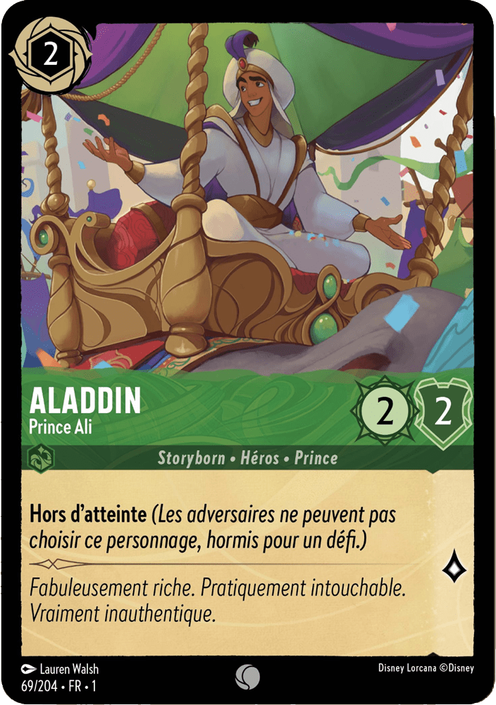 Aladdin - Prince Ali 69/204 - Lorcana S1 FR