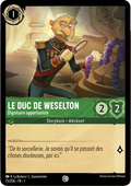 Le duc de Weselton - Dignitaire opportuniste 73/204 - Lorcana S1 FR
