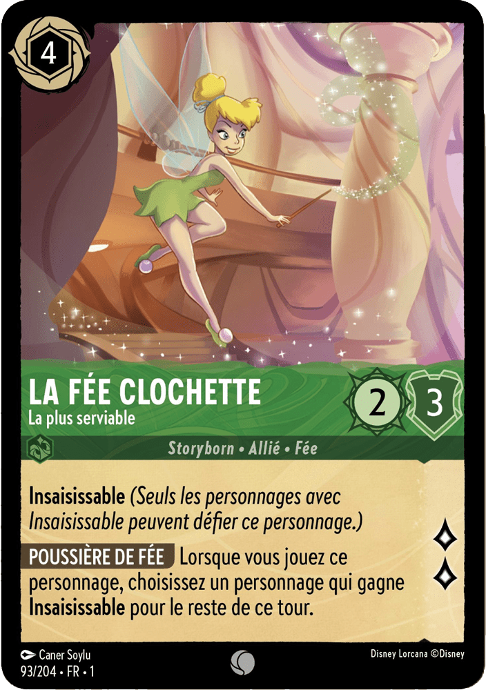 Peter Pan - La plus serviable 93/204 - Lorcana S1 FR