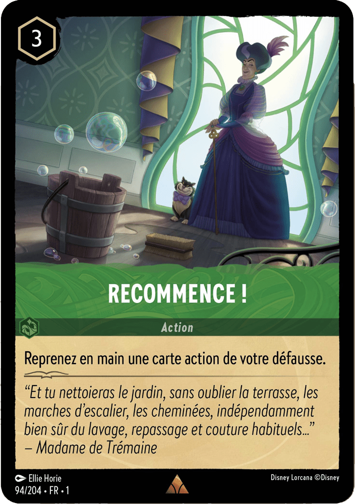 Recommence ! 94/204 - Lorcana S1 FR