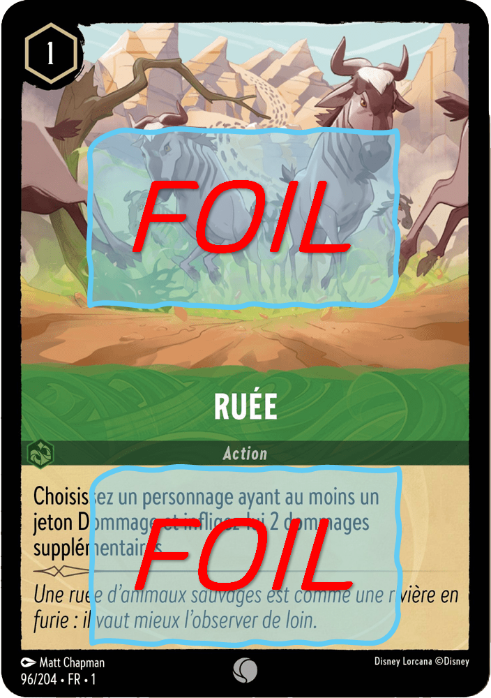 Ruée FOIL [96/204 FR 1]