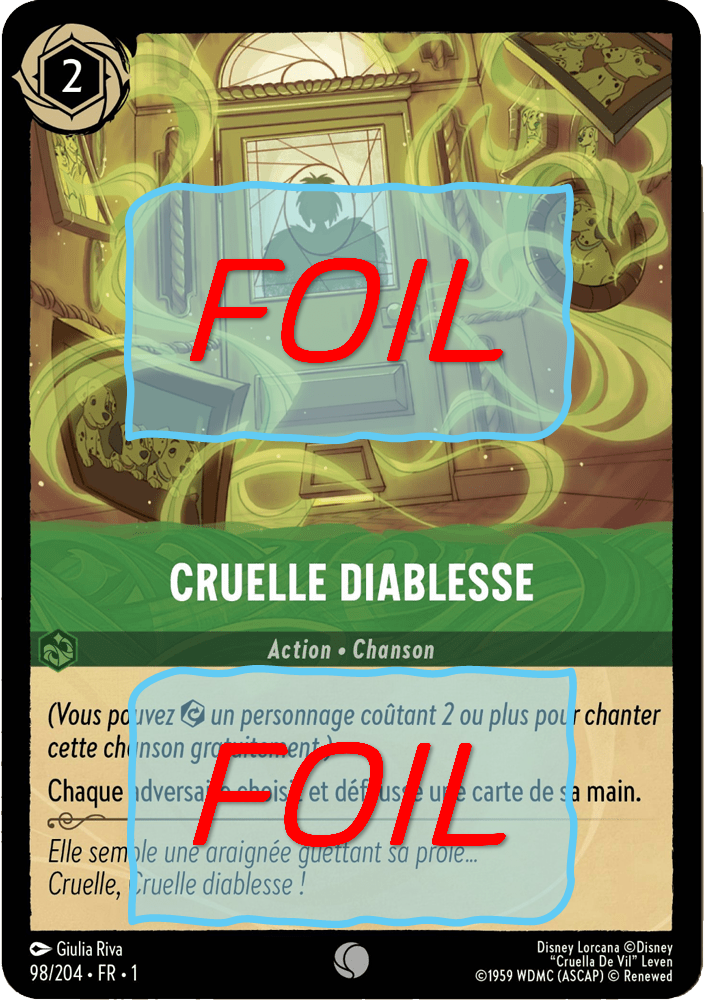 Cruelle diablesse FOIL [98/204 FR 1]