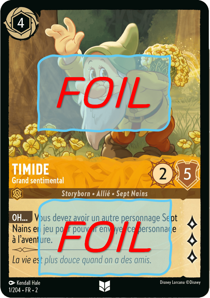 Timide - Grand sentimental FOIL [1/204 FR 2]