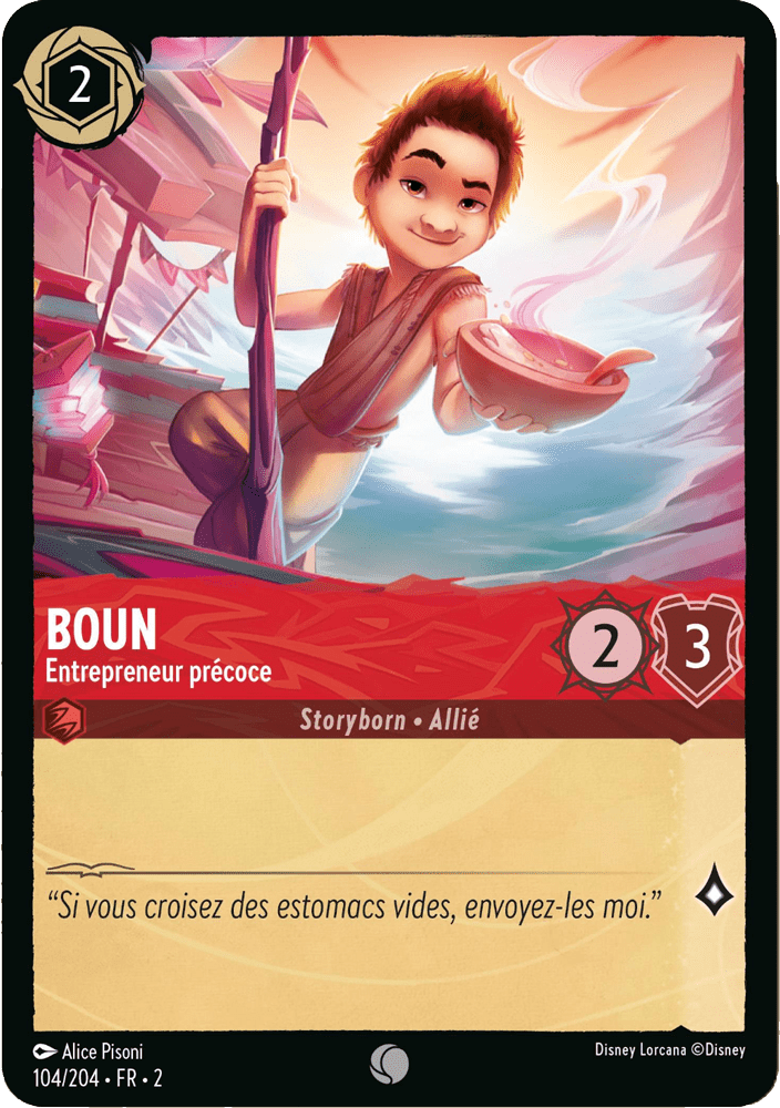 Boun - Entrepreneur précoce 104/204 - Lorcana S2 FR