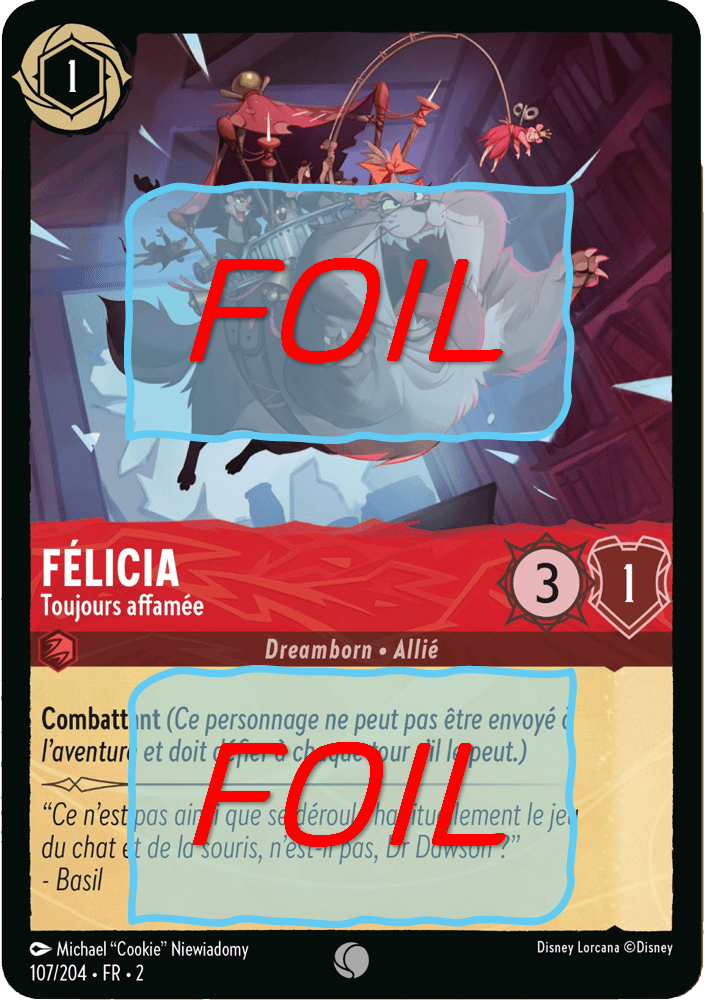 Félicia - Toujours affamée FOIL [107/204 FR 2]