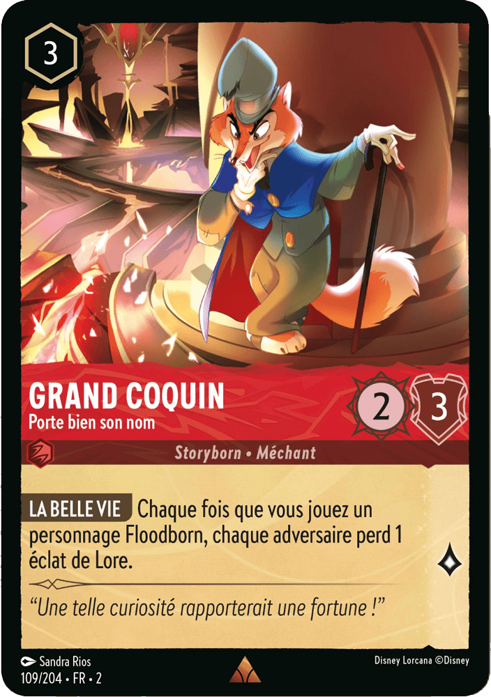 Grand Coquin - Porte bien son nom 109/204 - Lorcana S2 FR