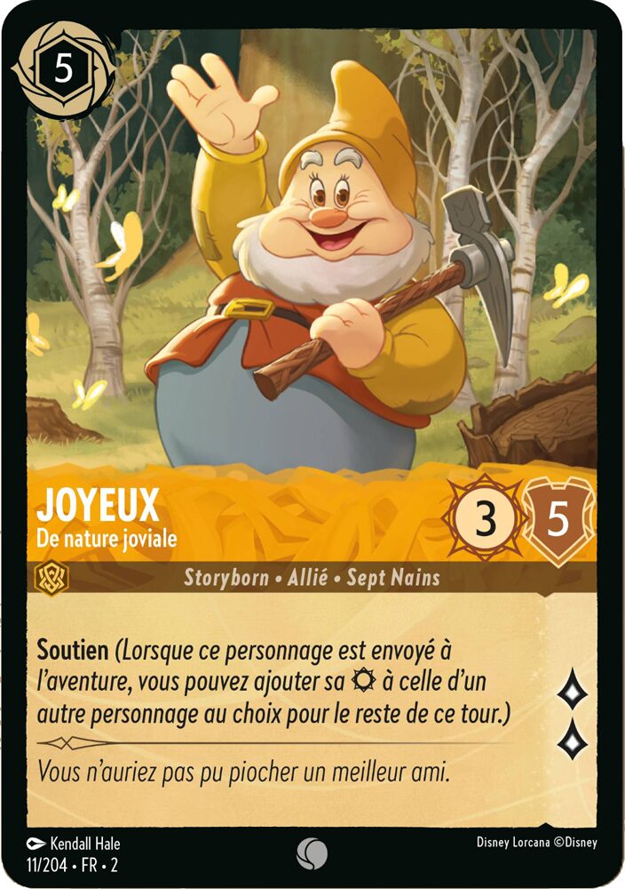 Joyeux - De nature joviale 11/204 - Lorcana S2 FR