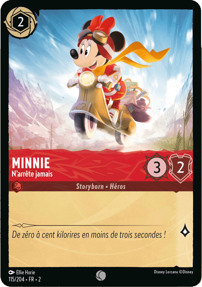 Minnie Mouse - Narrête jamais 115/204 - Lorcana S2 FR