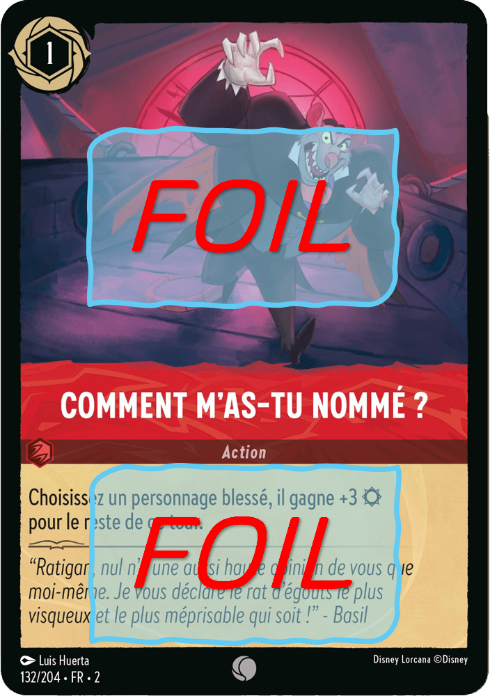 Comment m'as-tu nommé ? FOIL [132/204 FR 2]