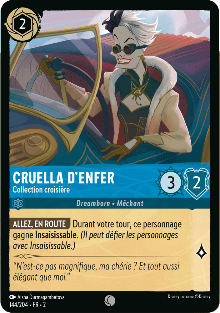 Cruella denfer - Collection croisière 144/204 - Lorcana S2 FR