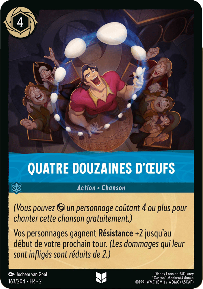 Quatre Douzaine doeufs 163/204 - Lorcana S2 FR
