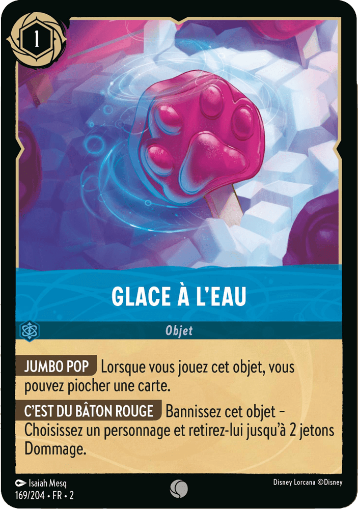 Glace à leau 169/204 - Lorcana S2 FR