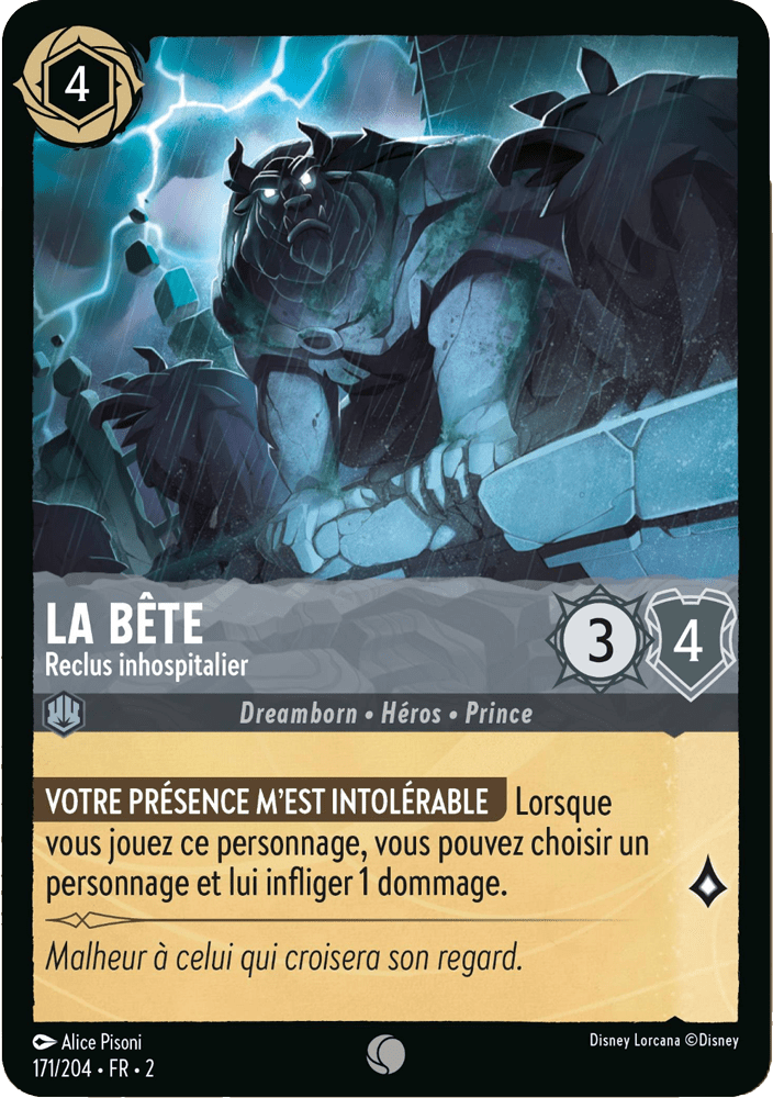 La Bête - Reclus inhospitalier 171/204 - Lorcana S2 FR