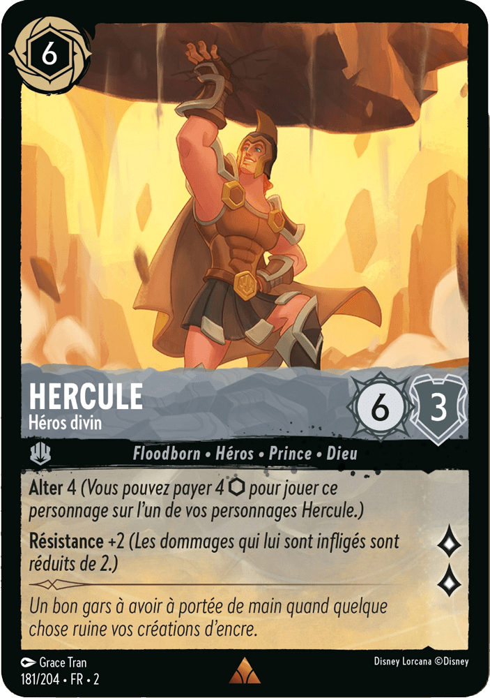 Hercule - Héros divin 181/204 - Lorcana S2 FR