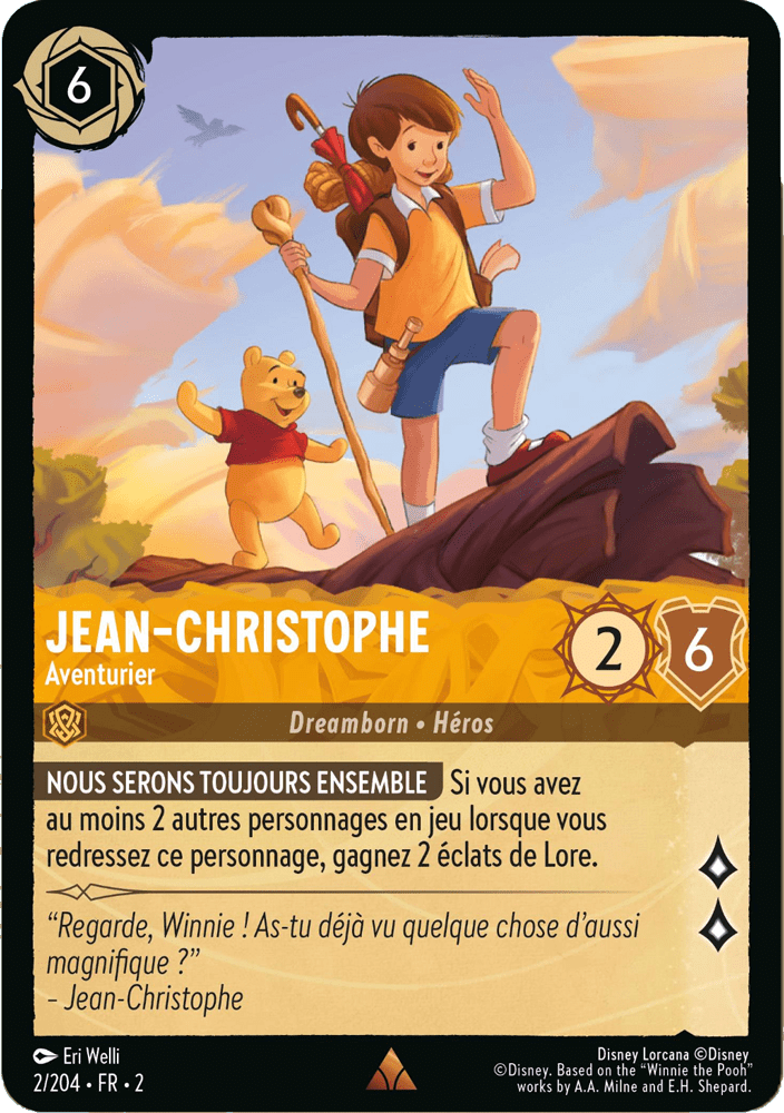 Jean Christophe - Aventurier 2/204 - Lorcana S2 FR