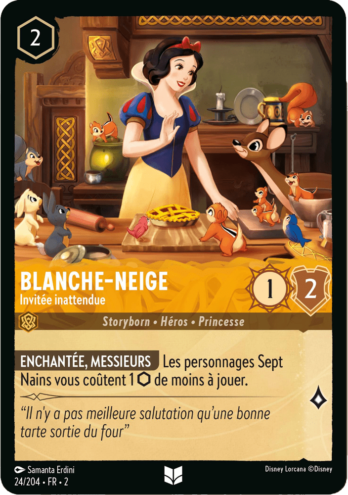 Blanche-Neige - Invitée inattendue 24/204 - Lorcana S2 FR