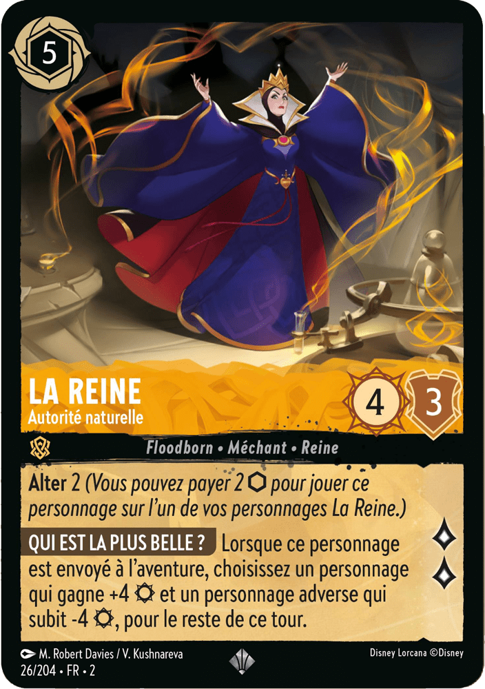 La Reine - Autorité naturelle 26/204 - Lorcana S2 FR