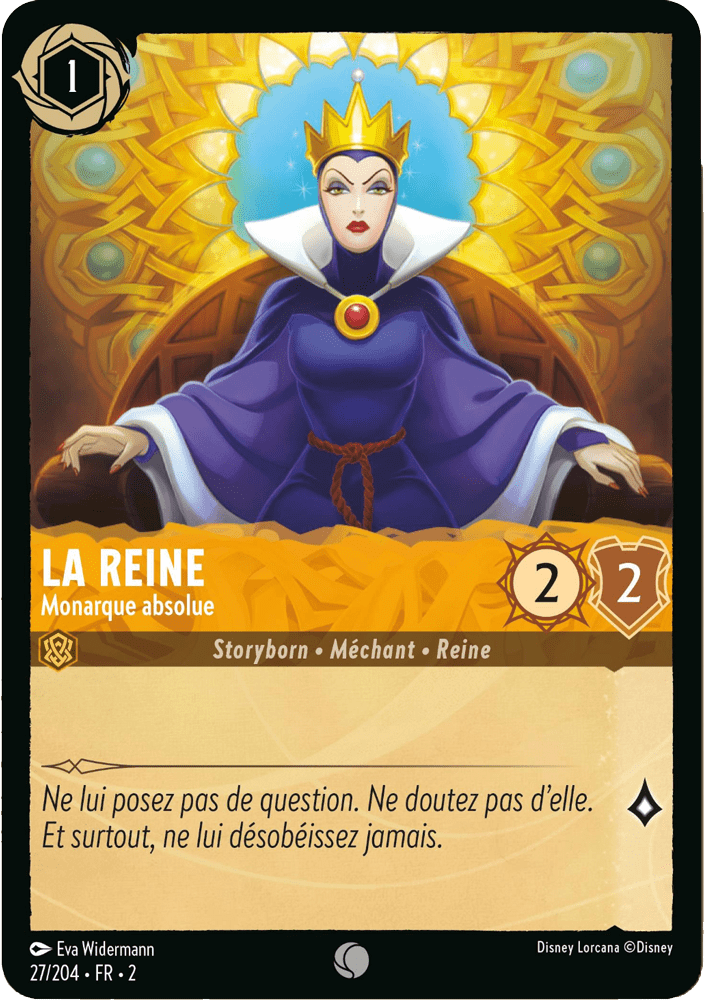La Reine - Monarque absolue 27/204 - Lorcana S2 FR