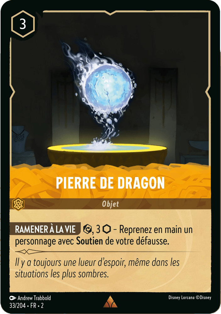 Pierre de Dragon 33/204 - Lorcana S2 FR
