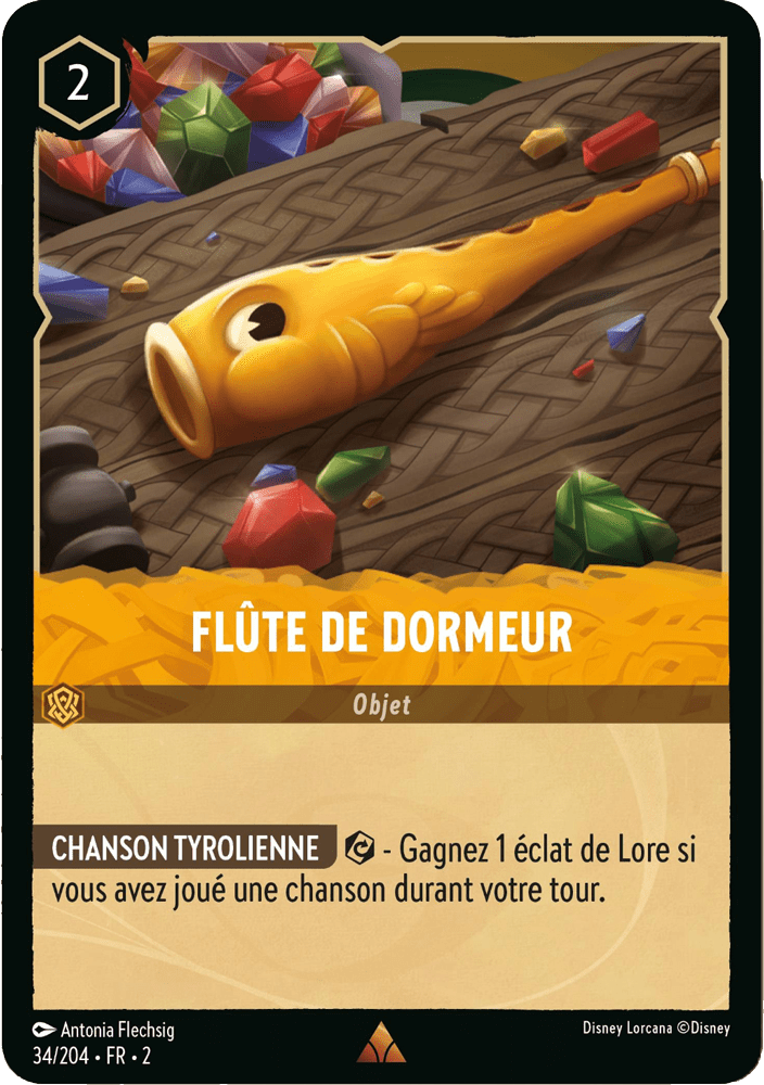 Flûte de dormeur 34/204 - Lorcana S2 FR