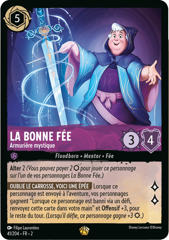 La Bonne Fée - Armurière mystique 41/204 - Lorcana S2 FR