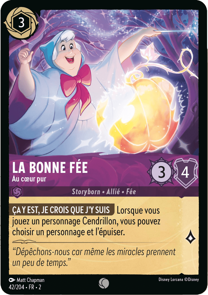 La Bonne Fée - Au coeur pur 42/204 - Lorcana S2 FR
