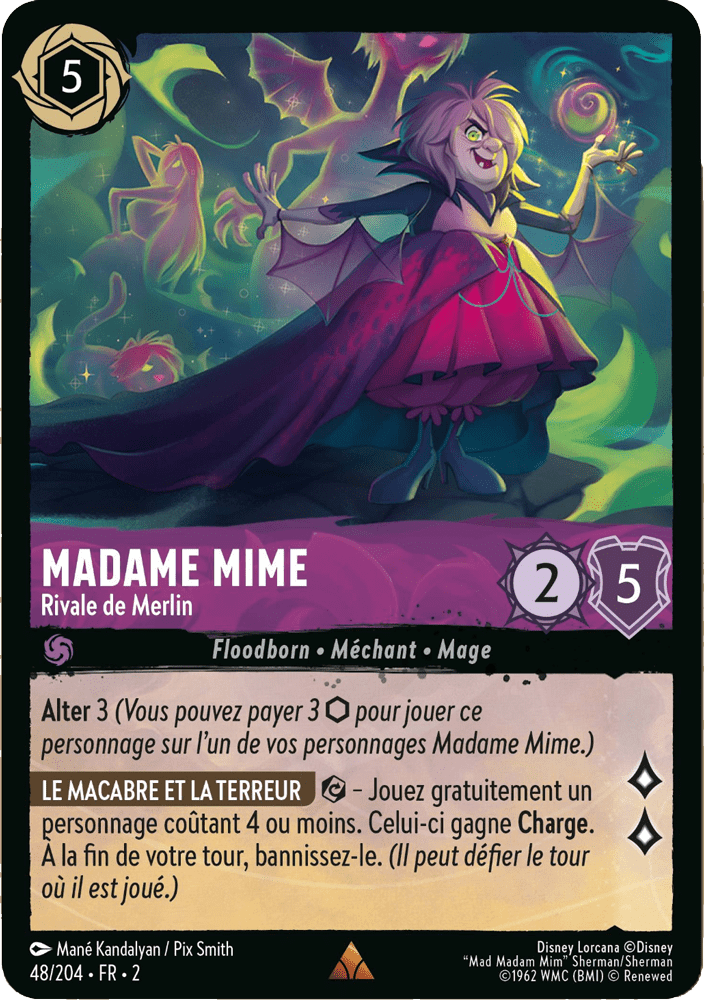 Madame Mime - Rivale de Merlin 48/204 - Lorcana S2 FR