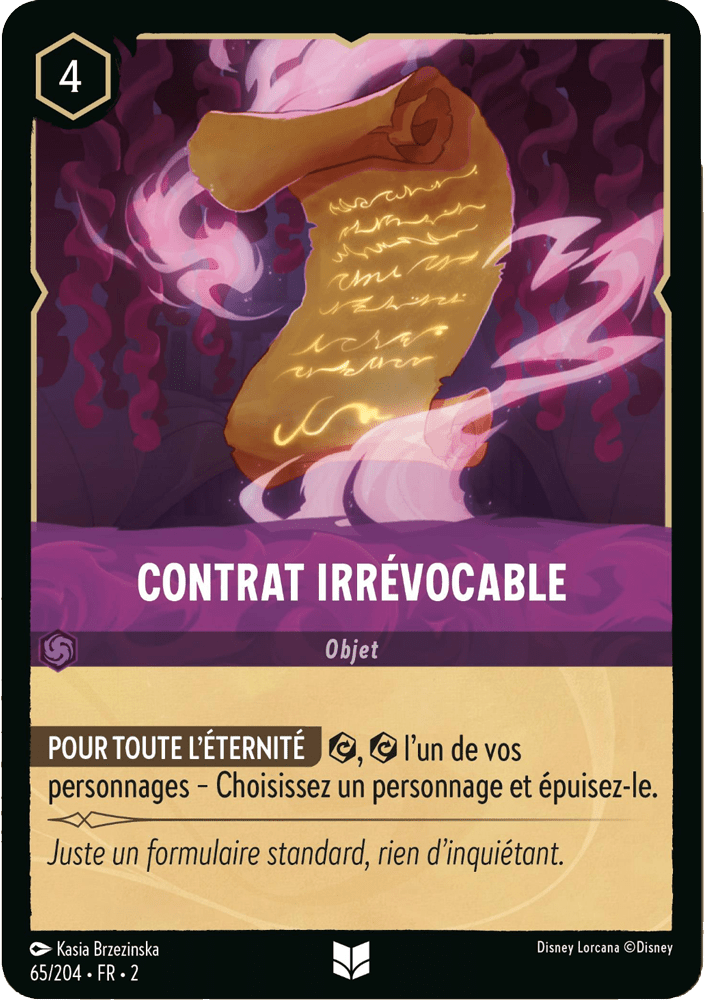 Contrat irrévocable 65/204 - Lorcana S2 FR