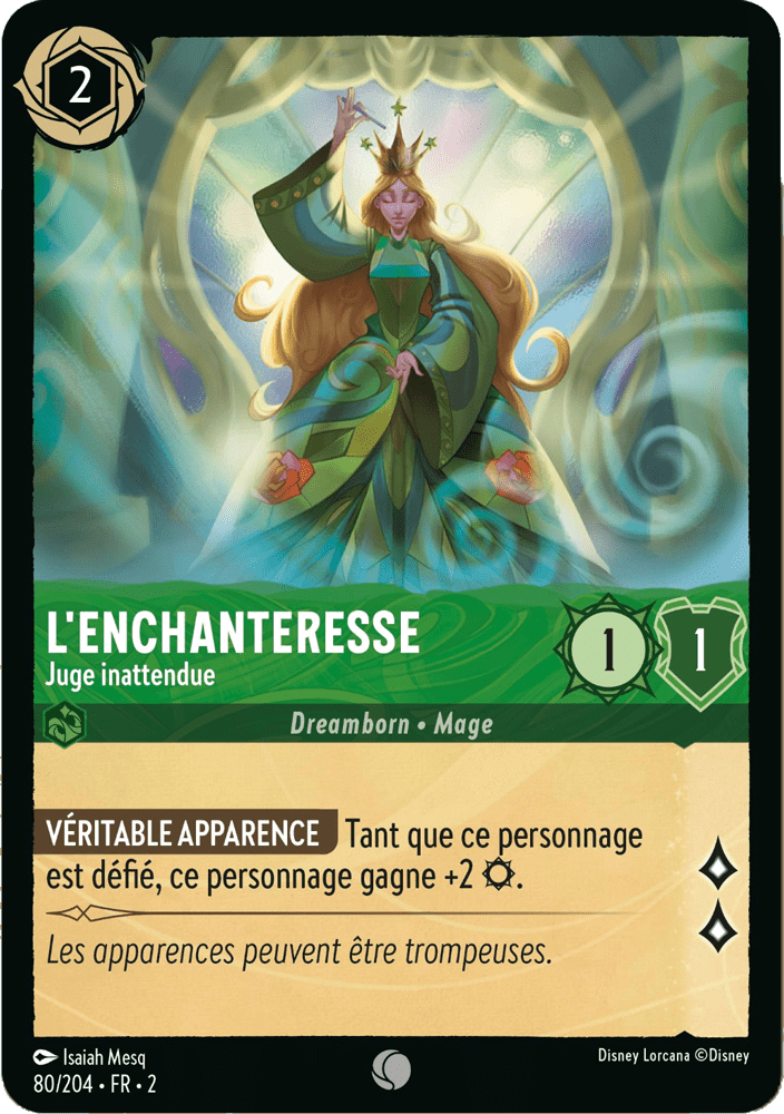 Lenchanteresse - Juge inattendue 80/204 - Lorcana S2 FR