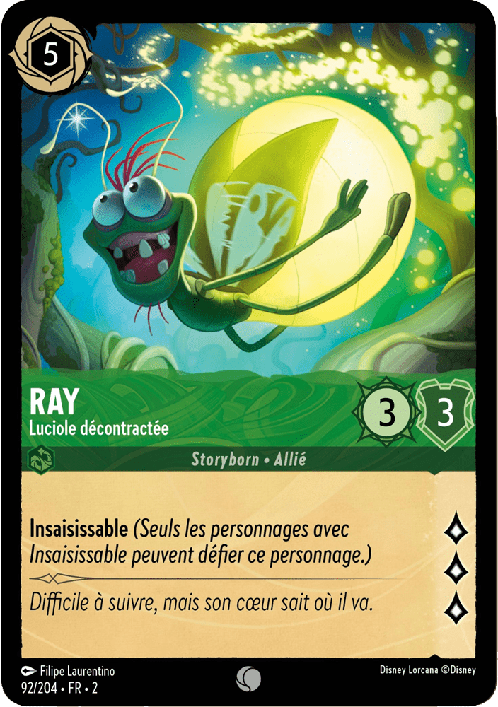 Ray - Luciole décontractée 92/204 - Lorcana S2 FR