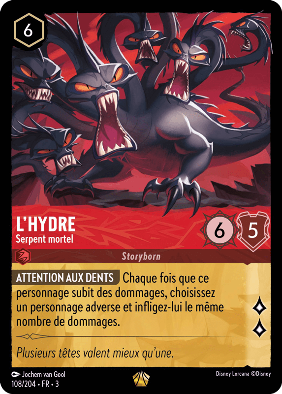Idre - Serpent mortel 108/204 - Lorcana S3 FR