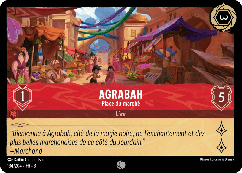 Agrabah - Place du Marché 134/204 - Lorcana S3 FR