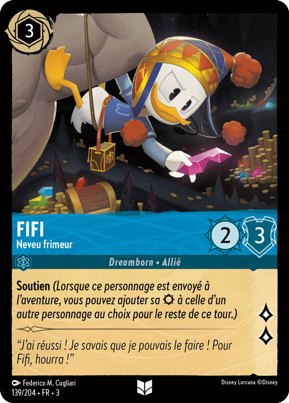 Fifi - Neveu frimeur 139/204 - Lorcana S3 FR