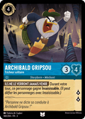 Archibald Gripsou - Tricheur solitaire 140/204 - Lorcana S3 FR